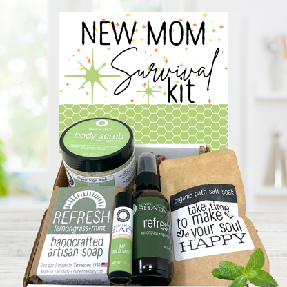 New Mom Survival Kit - Gift Wrapped (5PC)