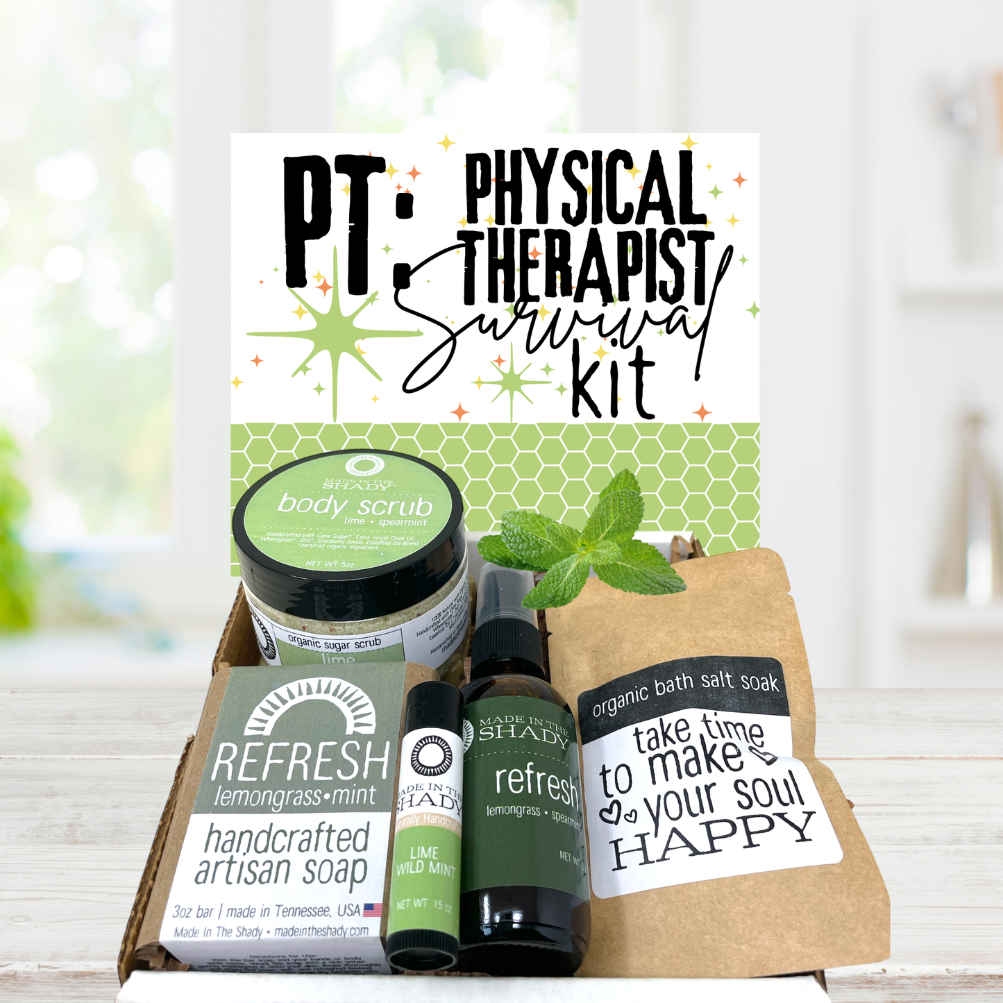 Physical Therapist Survival Kit - Gift Wrapped (5PC)
