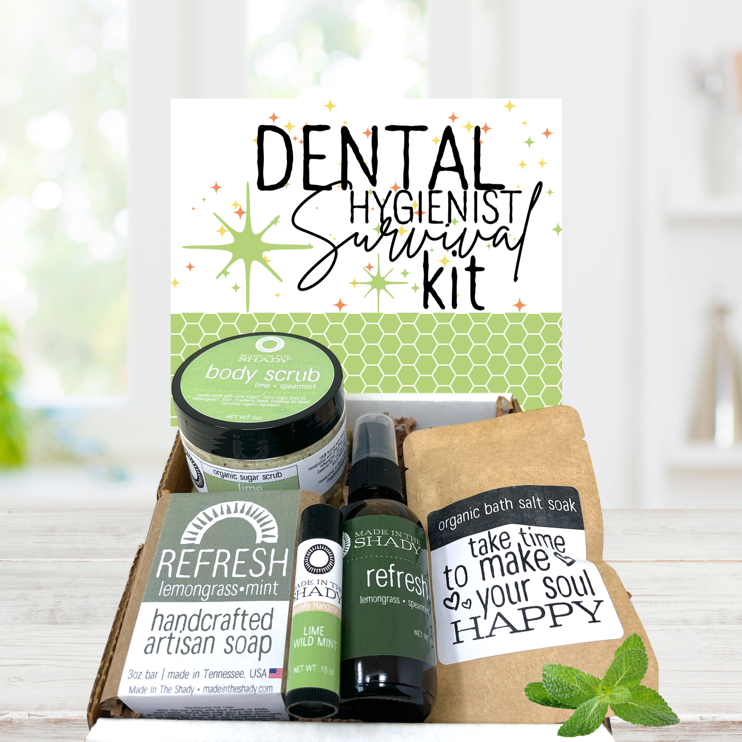 Dental Hygienist Survival Kit - Gift Wrapped (5PC)