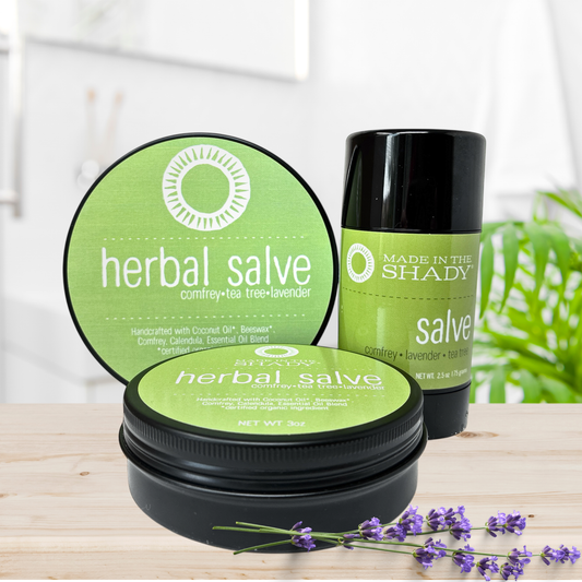 Herbal Healing Salve: Comfrey•Tea Tree•Lavender