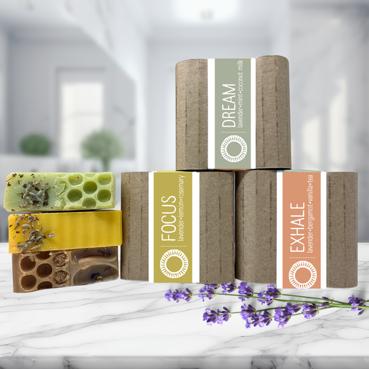Lavender Lovers • 3 Pack Organic Handcrafted Soap Bars