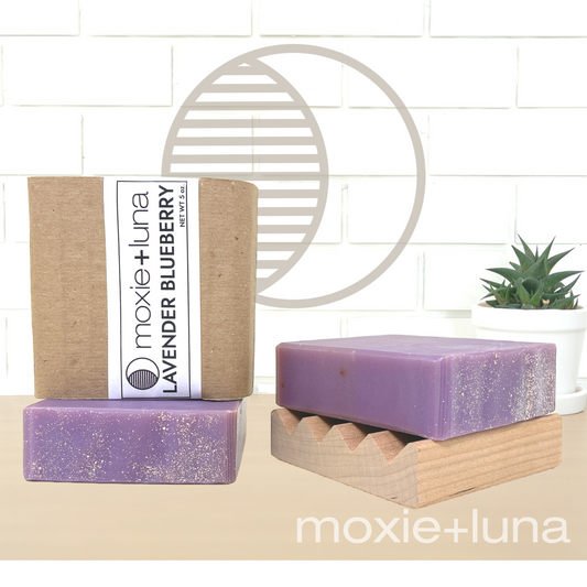 Lavender Blueberry Vegan Soap
