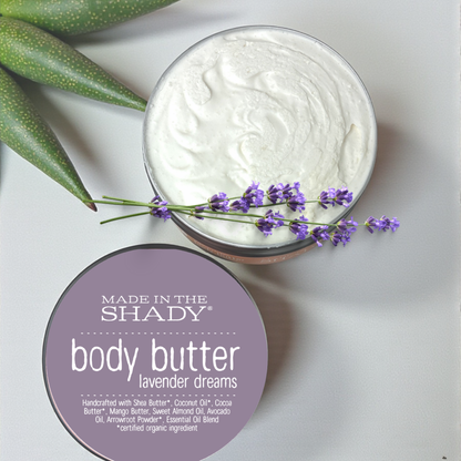 8oz Whipped Body Butter – Organic Shea & Cocoa Butter | Seasonal Winter Moisturizer