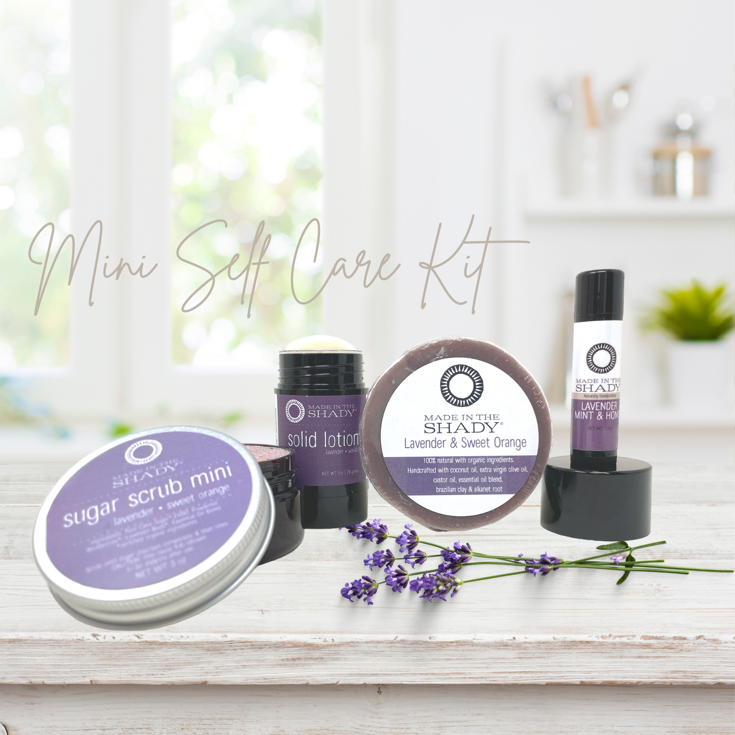Lavender Mini Self Care Package • Budget Friendly • BONUS: Gift Wrapped! (4PC)