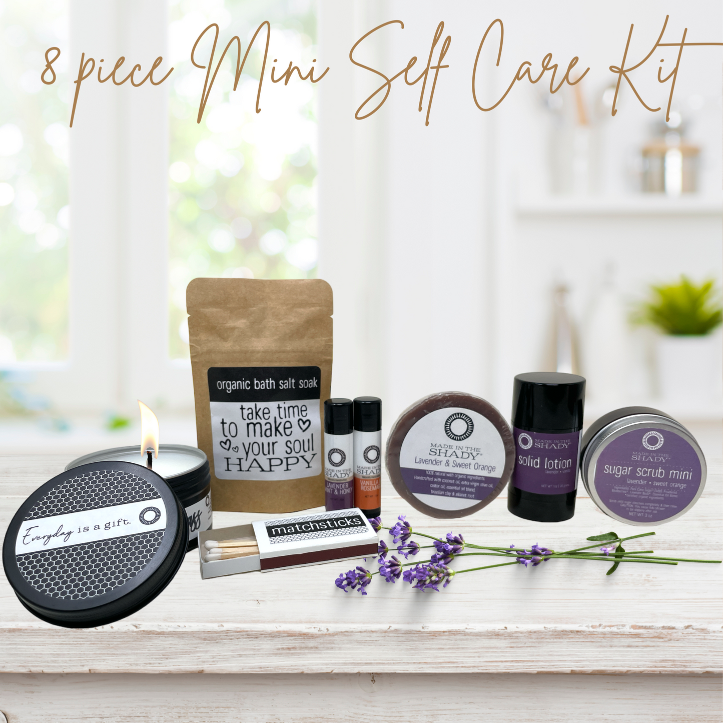 Make Time for Yourself Mini Self Care Kit • BONUS: Gift Wrapped (8PC)