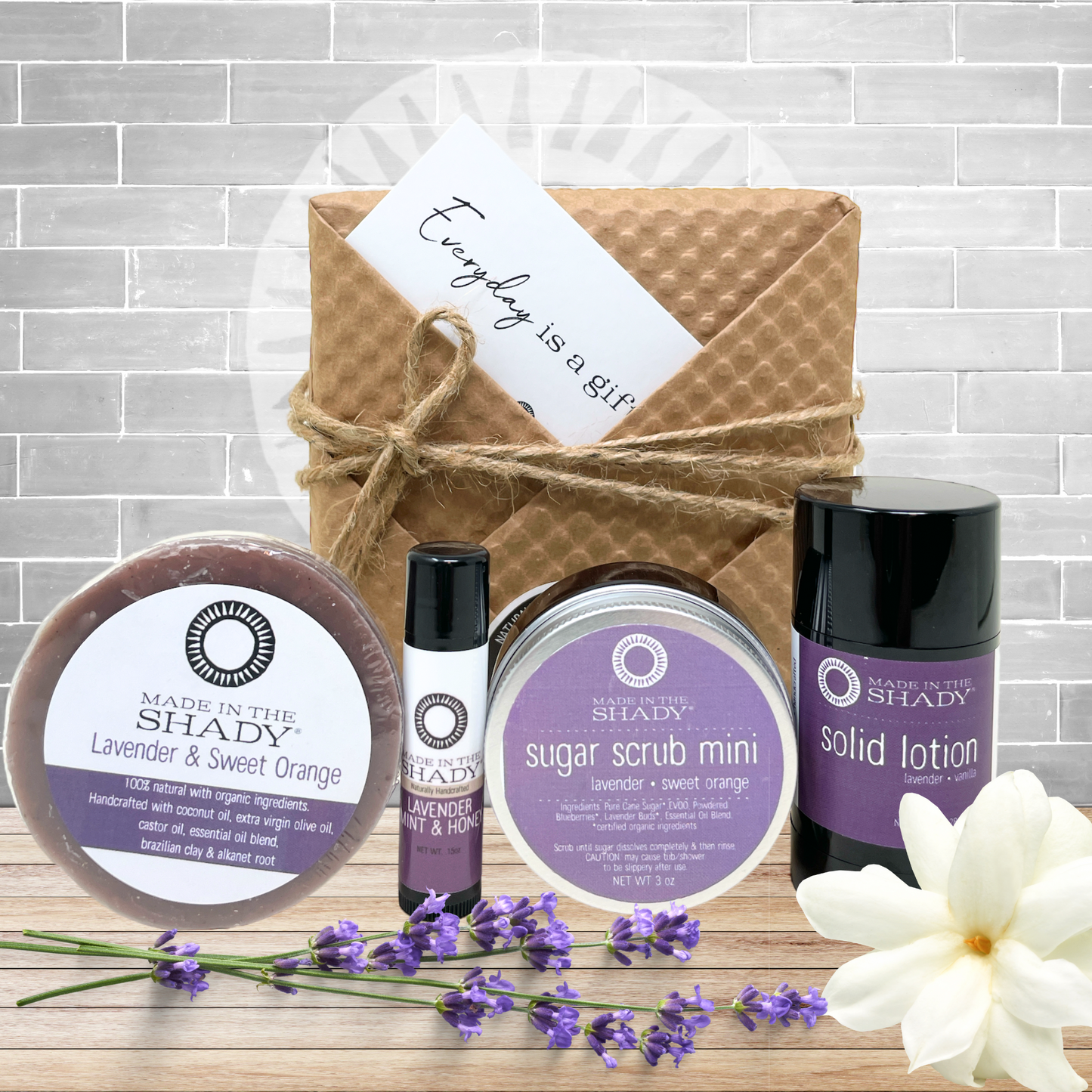 Lavender Mini Self Care Package • Budget Friendly • BONUS: Gift Wrapped! (4PC)