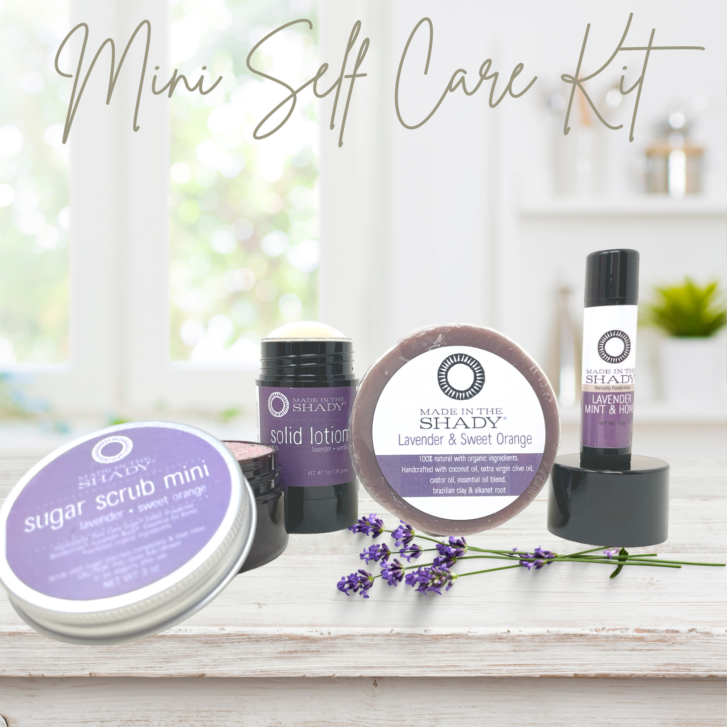 Lavender Mini Self Care Package • Budget Friendly • BONUS: Gift Wrapped! (4PC)