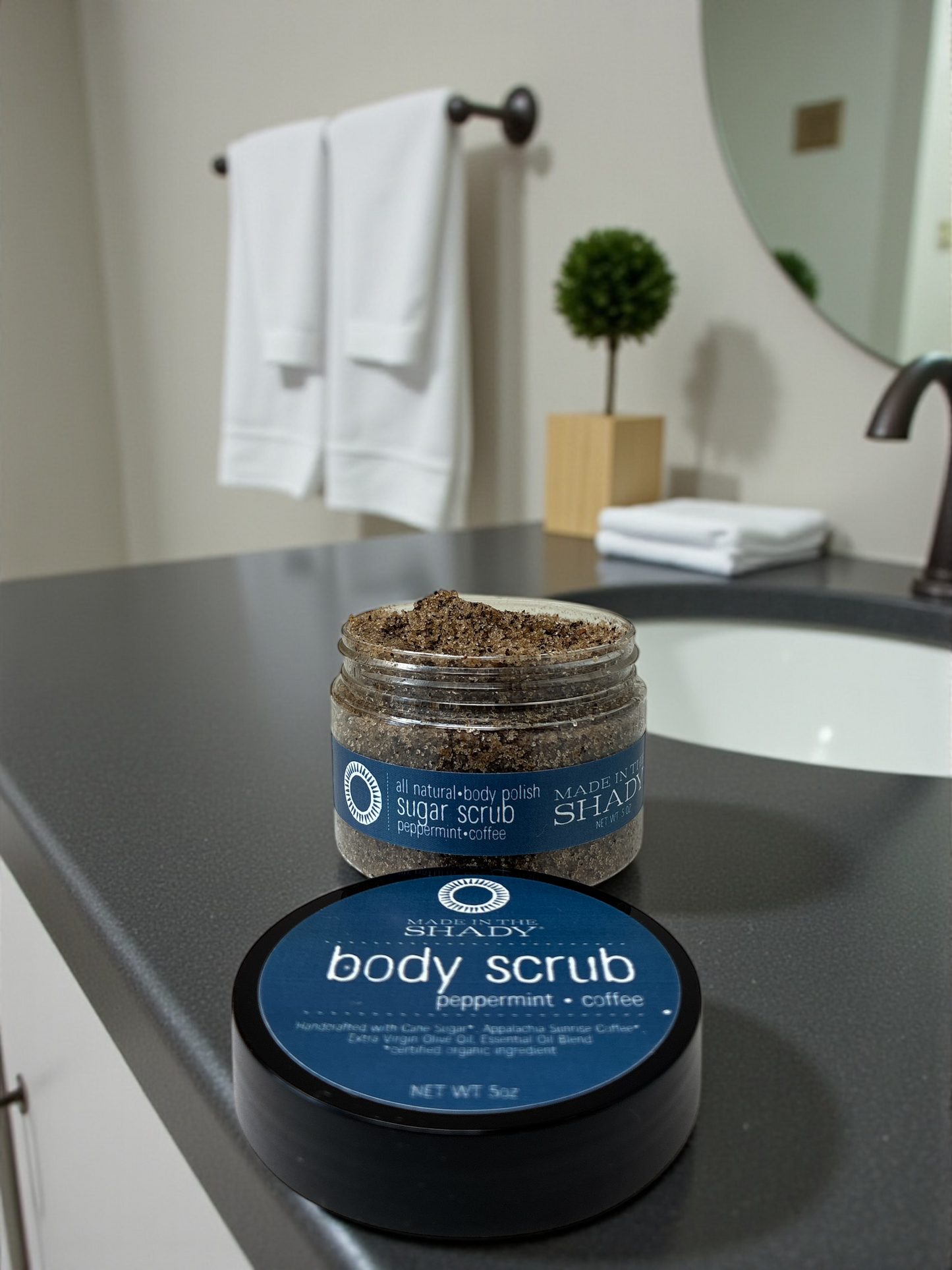 Organic Sugar Body Scrub – Handmade Natural Exfoliator • 4 Scents to choose from