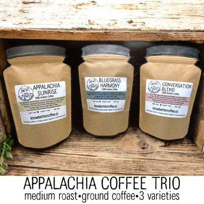Appalachian Mountain Roasted Ground Coffee (3 Varieties Available)