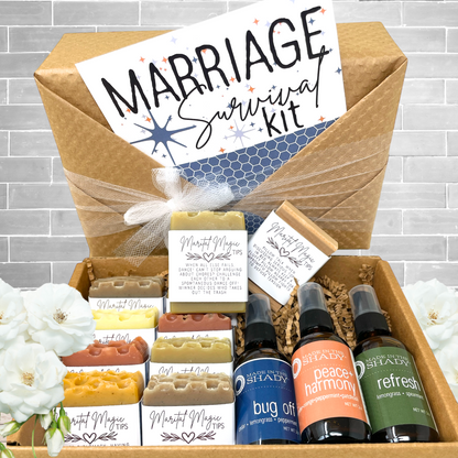 Marriage Survival Kit • Funny Newlywed Gift •  Bridal Shower Favor • WRAPPED