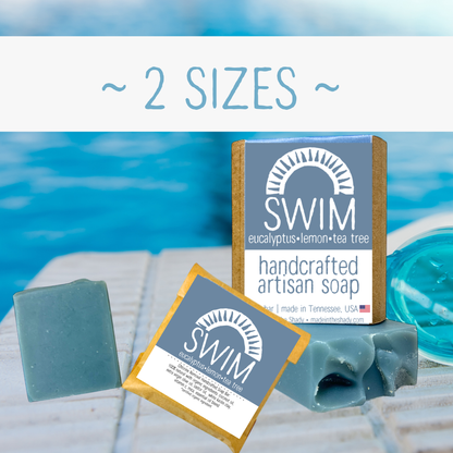 Swim Chlorine Removal Soap • Eucalyptus Lemon Tea Tree • Natural & Handmade