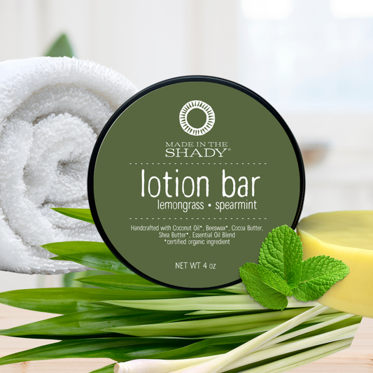 Lemongrass Spearmint Solid Lotion Bar