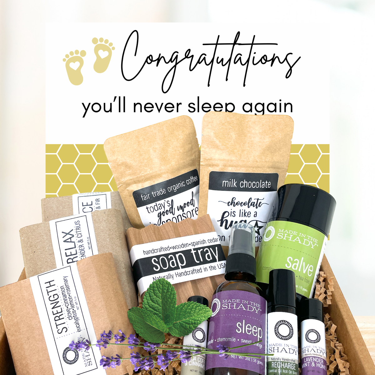 New Parent Care Package Sleep & Caffeine Kit (11PC)