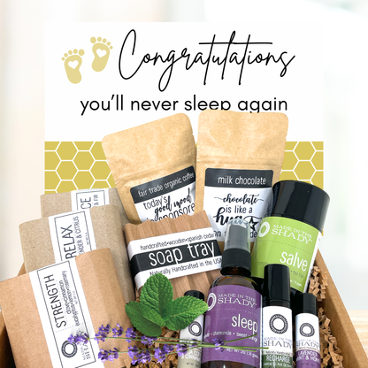 New Parent Care Package Sleep & Caffeine Kit (11PC)