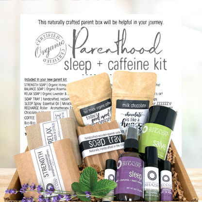 New Parent Care Package Sleep & Caffeine Kit (11PC)