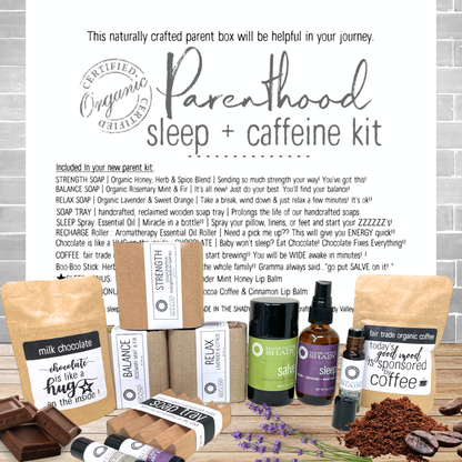 New Parent Care Package Sleep & Caffeine Kit (11PC)