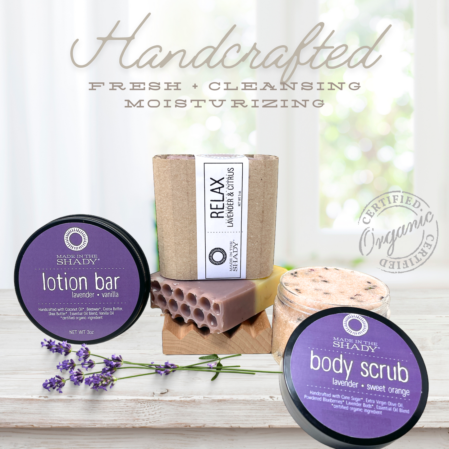 Lavender Relaxation Self Care Spa Package (6PC)