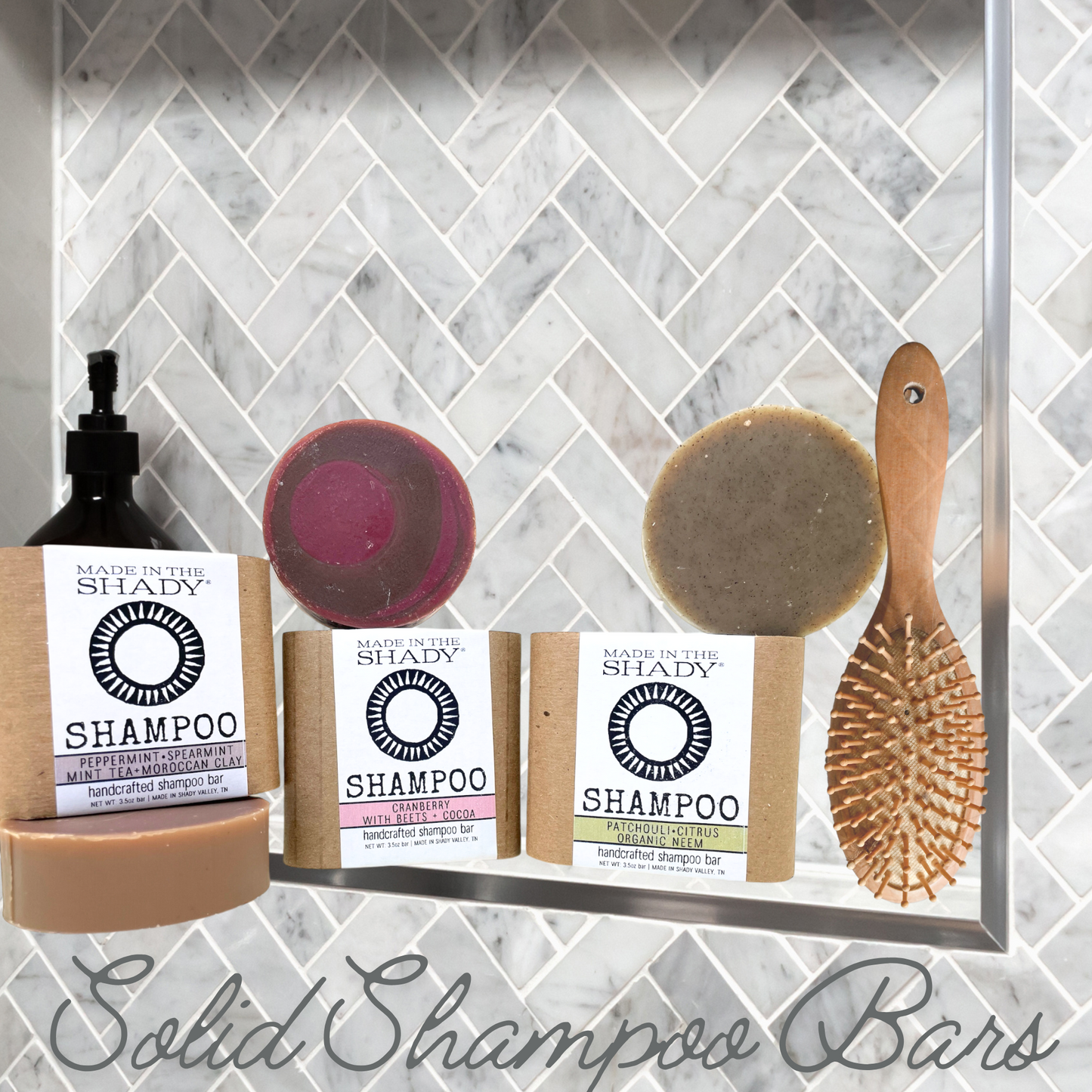 SHAMPOO BARS for all hair types • 3 to choose from • all natural