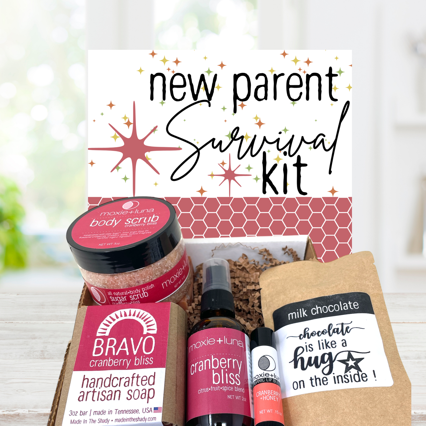 New Parent Survival Kit - Gift Wrapped (5pc)