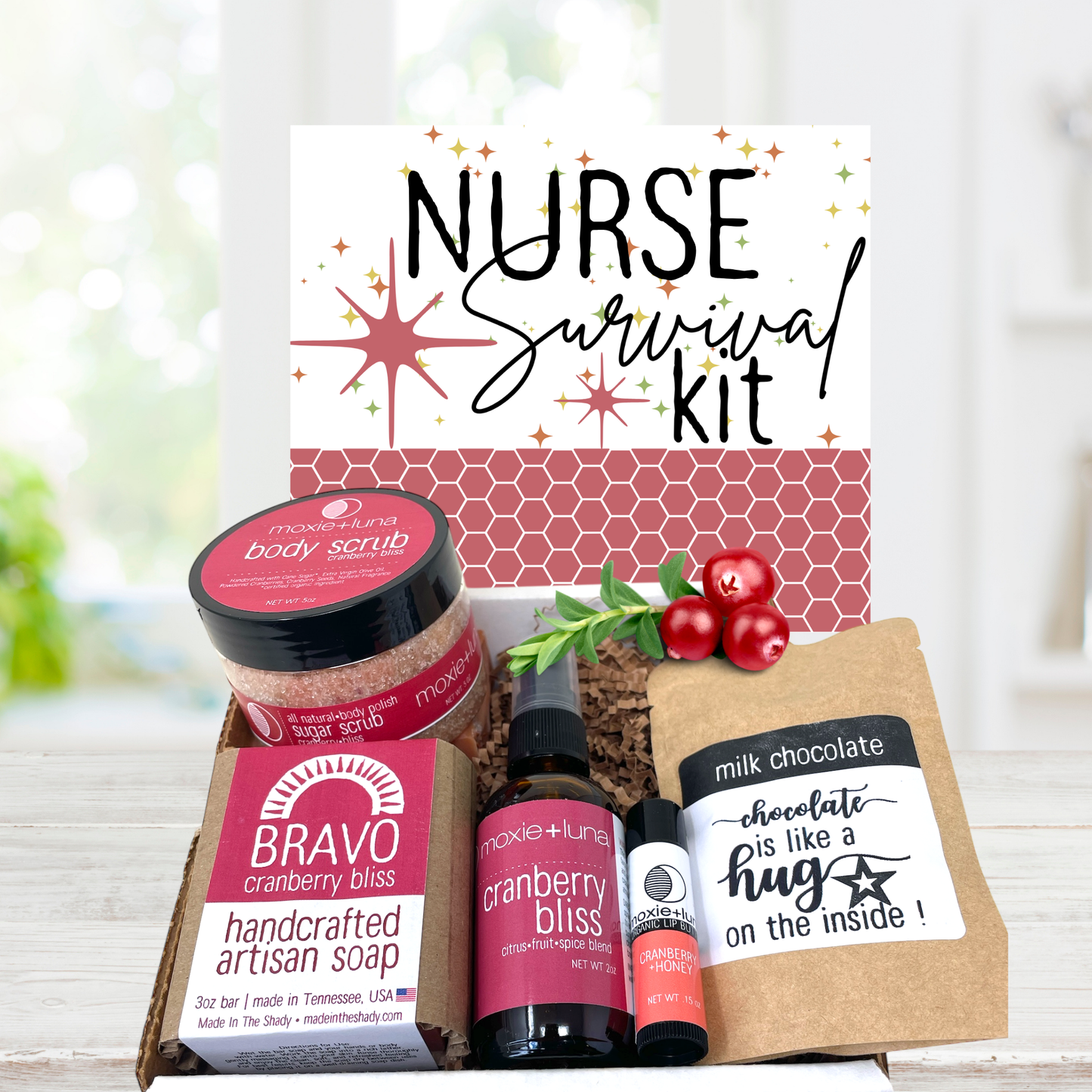 Nurse Survival Kit - Gift Wrapped (5PC)