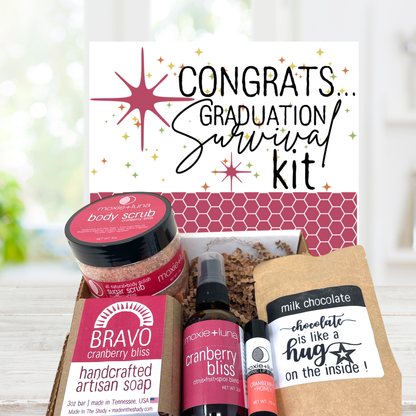 Graduation Survival Kit - Gift Wrapped (5PC)