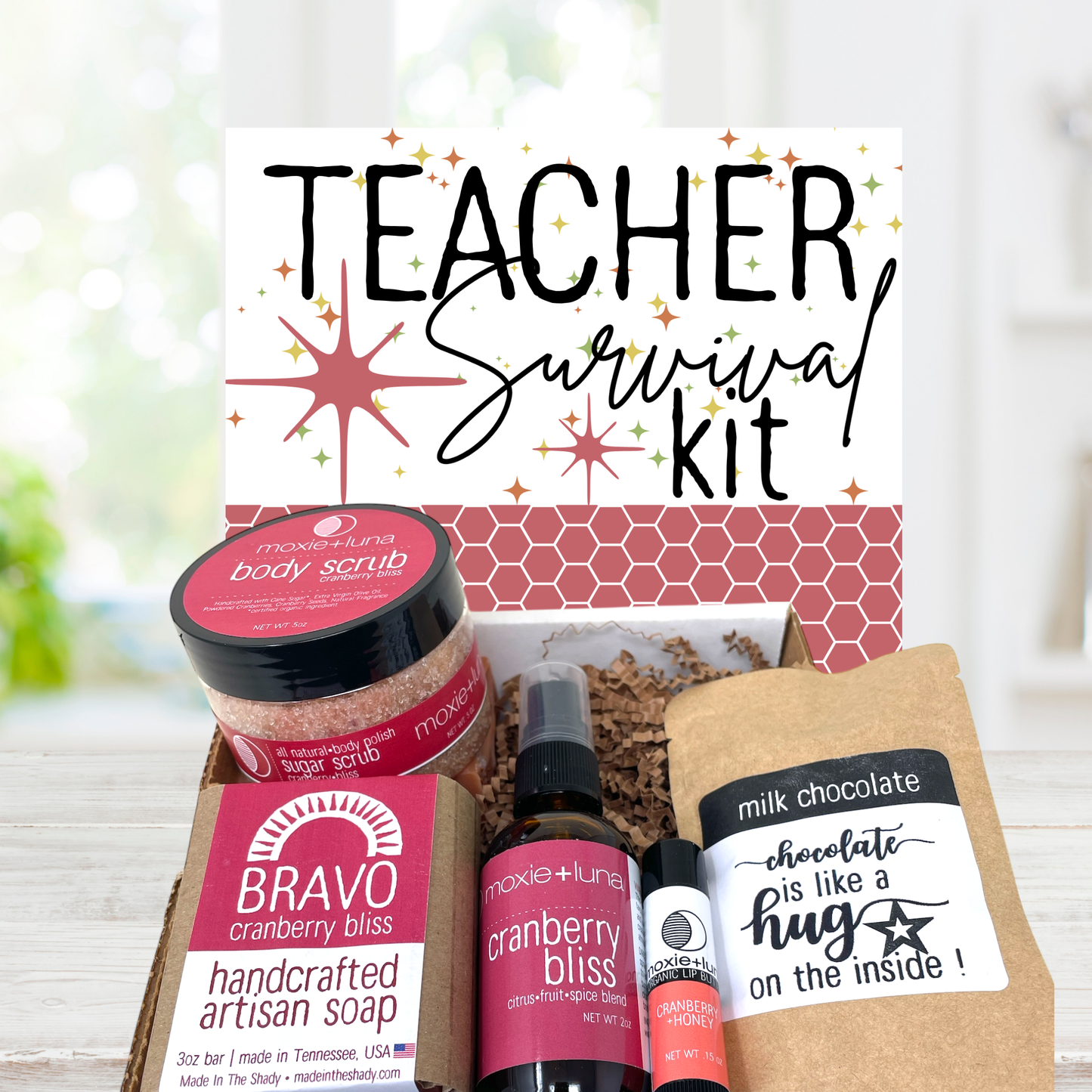 Teacher Survival Kit - Gift Wrapped (5PC)