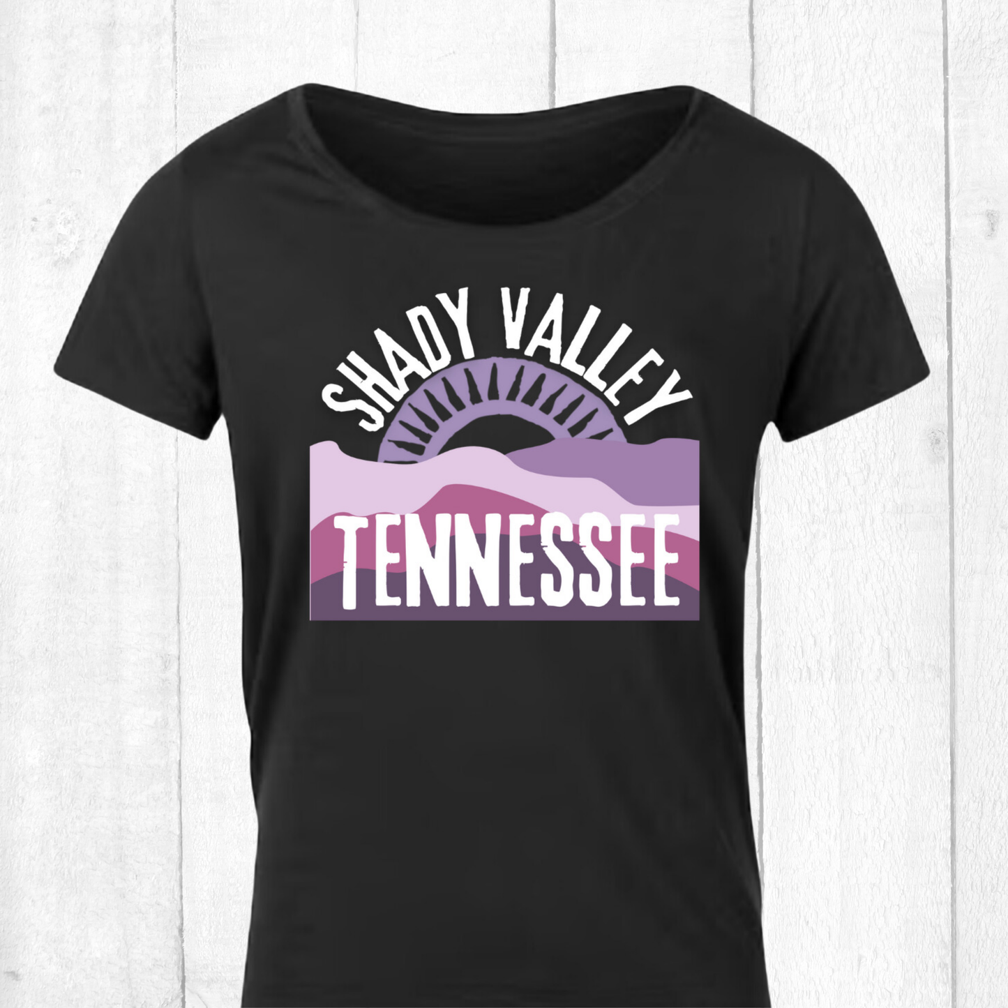 Shady Valley Tennessee Women’s T-Shirt – Locally Screen Printed and Premium Quality