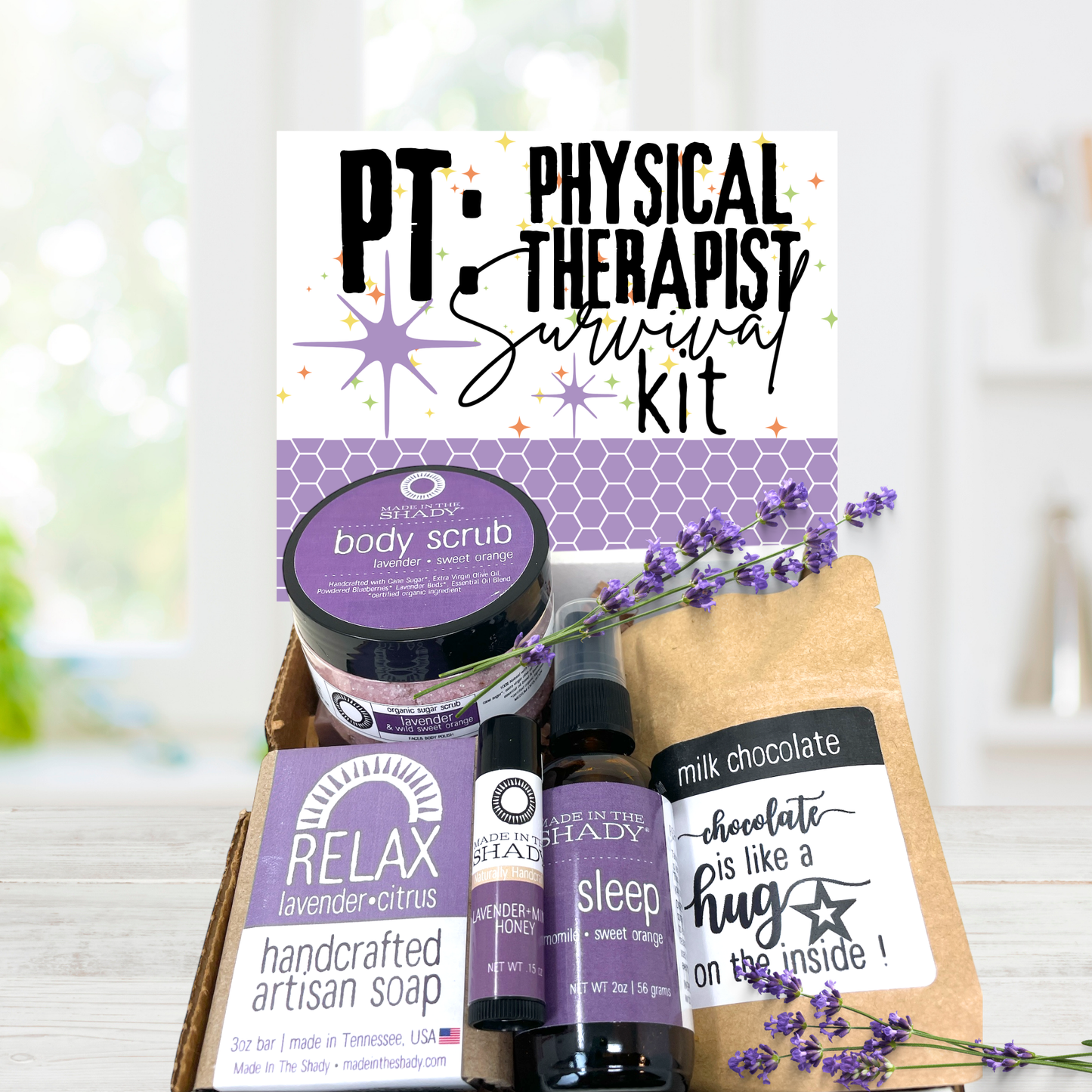 Physical Therapist Survival Kit - Gift Wrapped (5PC)