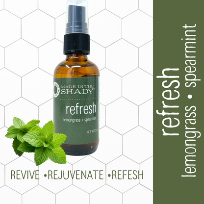 REFRESH Lemongrass•Spearmint •Linen, Room and Body Spray (Pick Size)