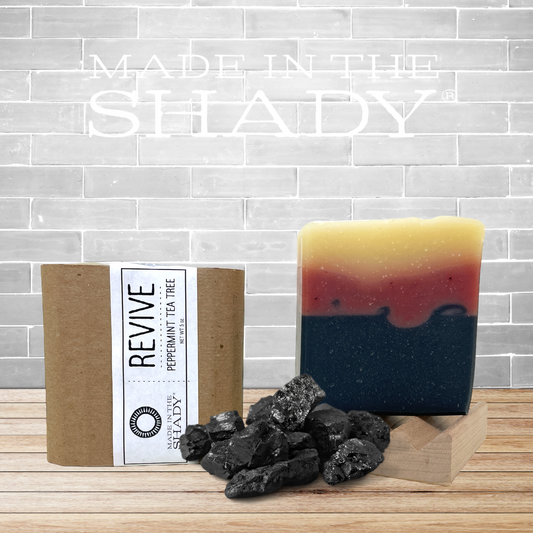REVIVE Peppermint & Tea Tree Activated Charcoal Organic Soap
