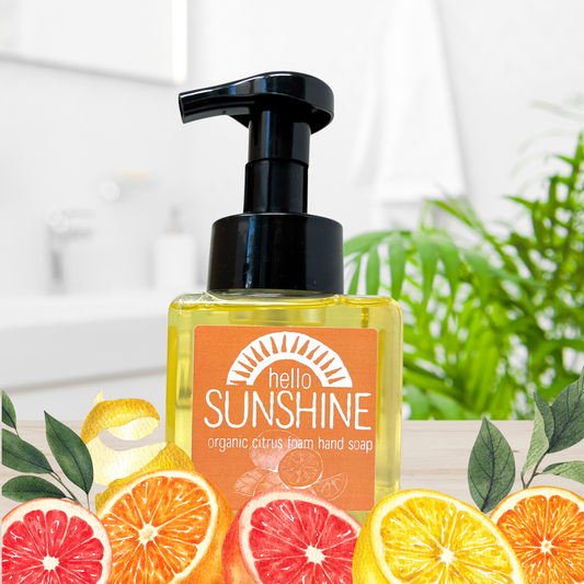 Organic Foaming Hand Soap | Citrus -or- Lavender | Natural, Gentle & Non-Toxic (8.5oz)