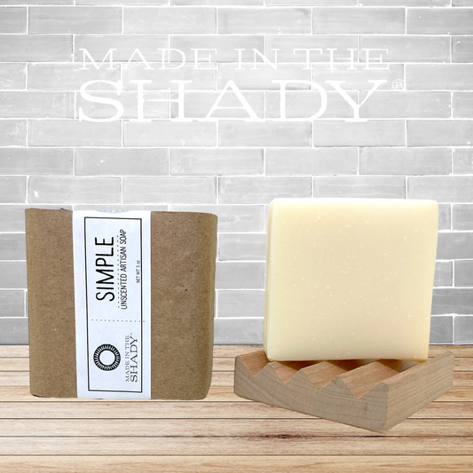 SIMPLE: Natural Organic Soap • Unscented Soap Bar • Fragrance Free
