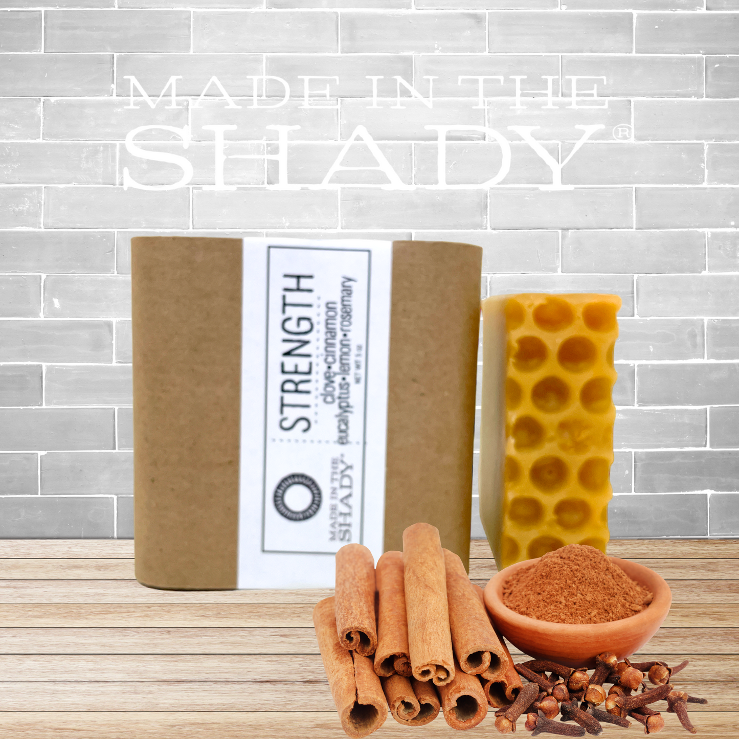 STRENGTH Spice Blend with Honey Handcrafted Soap