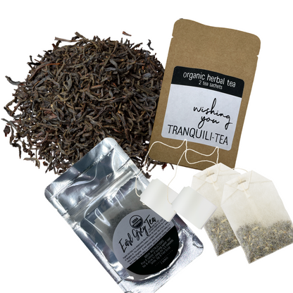 Organic Tea Packet: Wishing You Tranquil-i-Tea"  (2 Sachets)