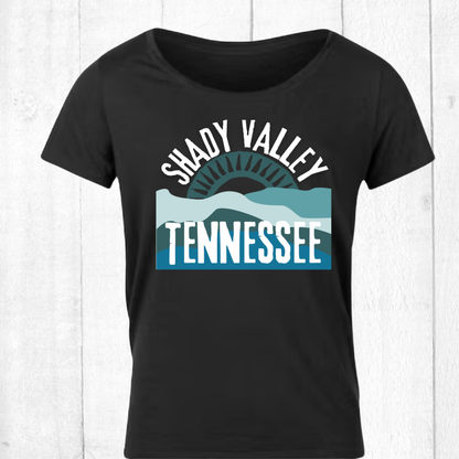 Shady Valley Tennessee Women’s T-Shirt – Locally Screen Printed and Premium Quality