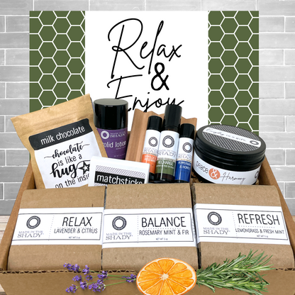 Relax and Enjoy •  All Natural Deluxe Care Package (11PC)