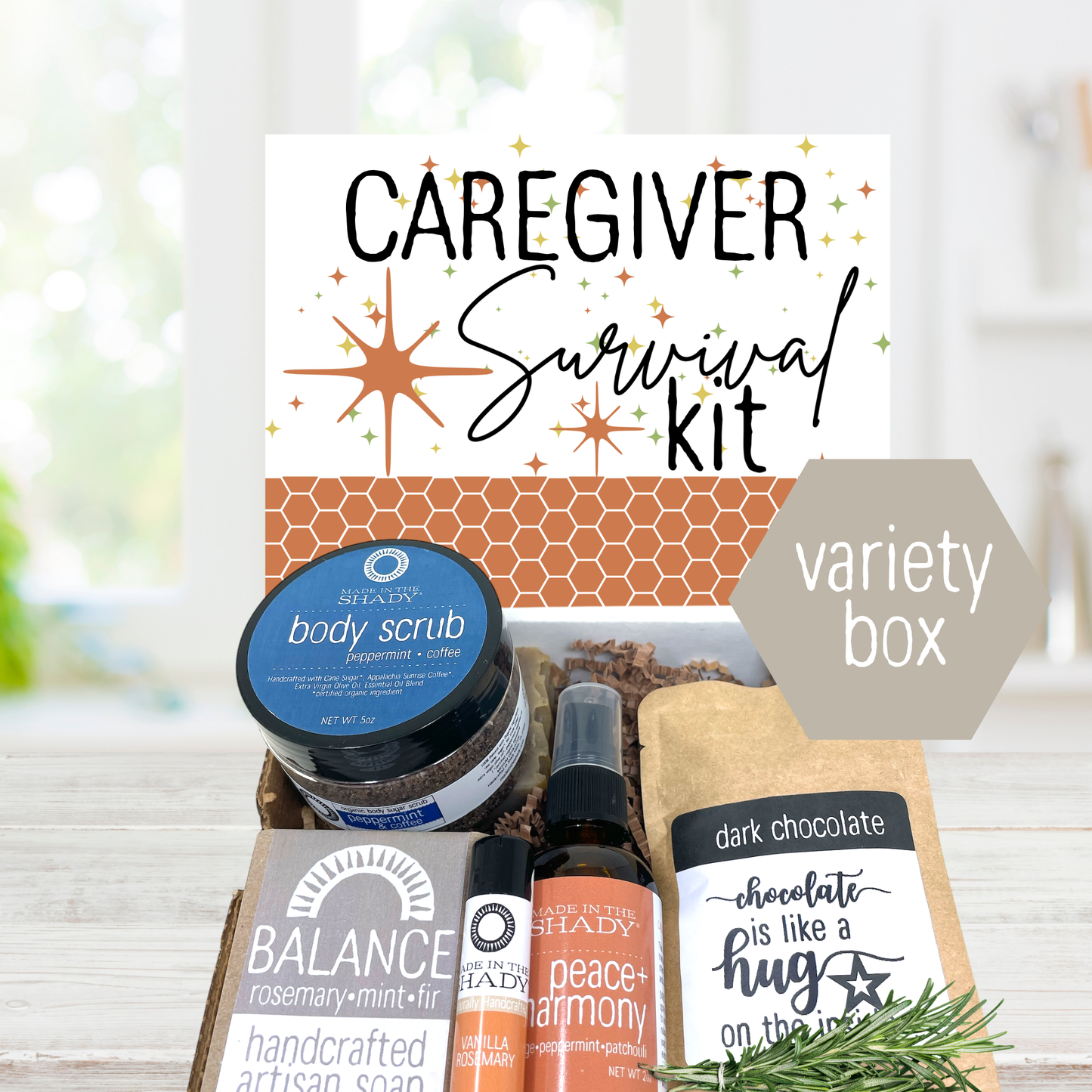 Caregiver Survival Kit - Gift Wrapped (5PC)