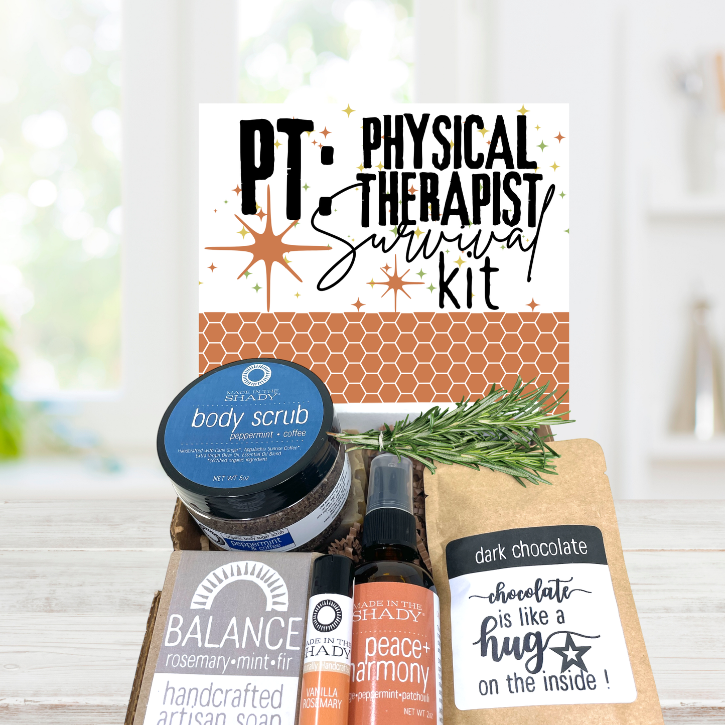 Physical Therapist Survival Kit - Gift Wrapped (5PC)