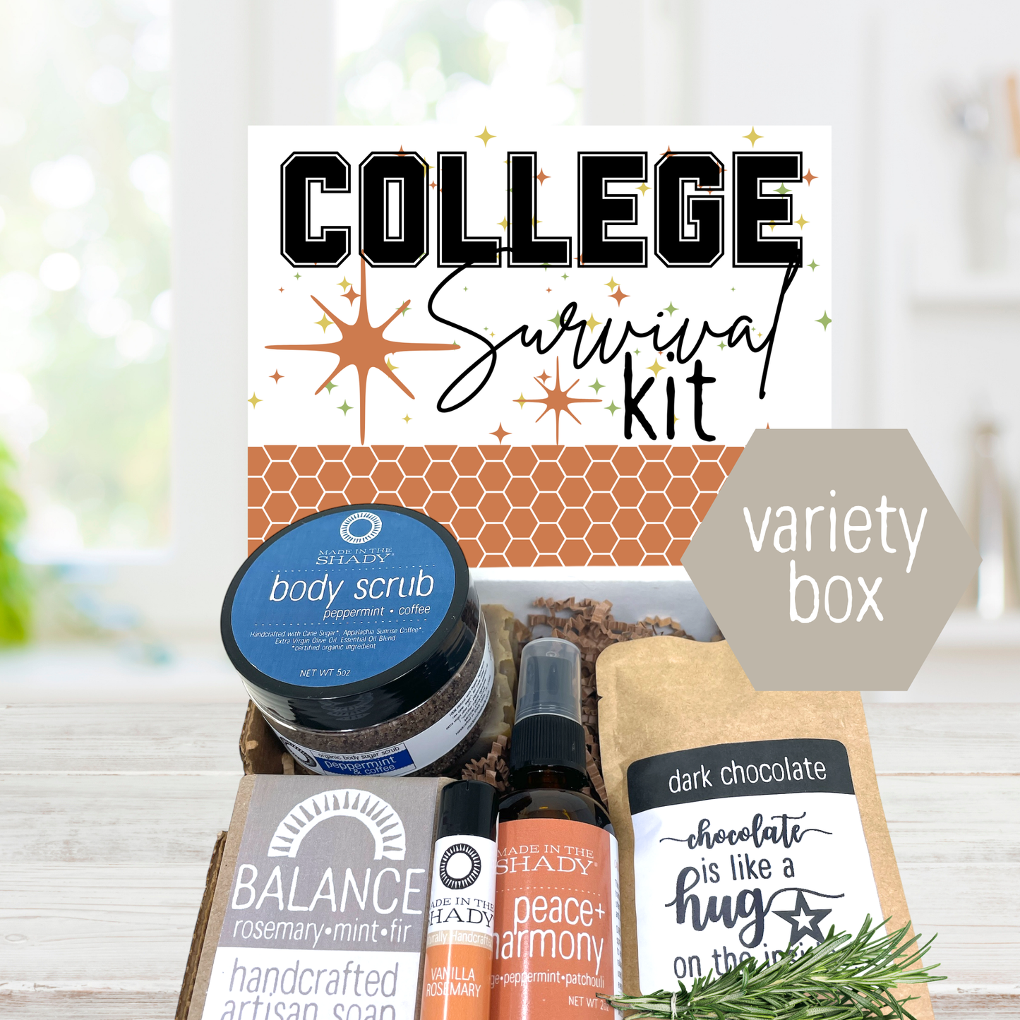 College Survival Kit - Gift Wrapped (5PC)