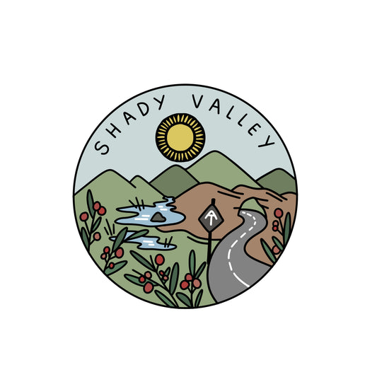 3x3 Shady Valley Sticker 